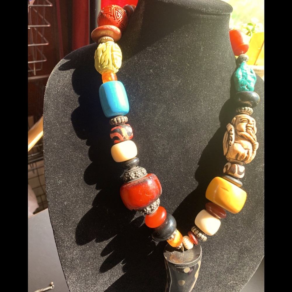 Beautiful one of a kind bead necklace